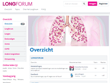 Tablet Screenshot of longforum.nl